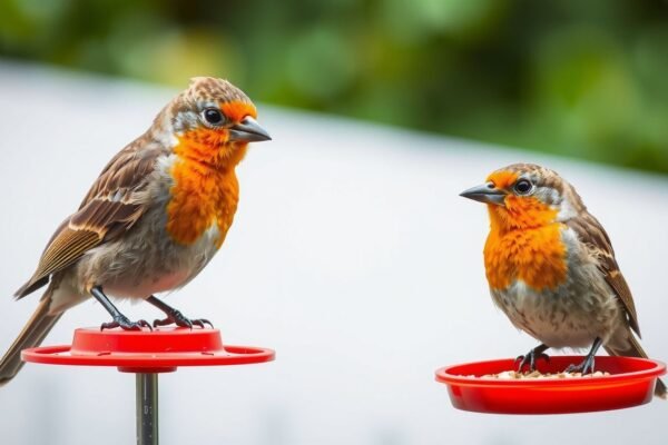 how do birds find bird feeders