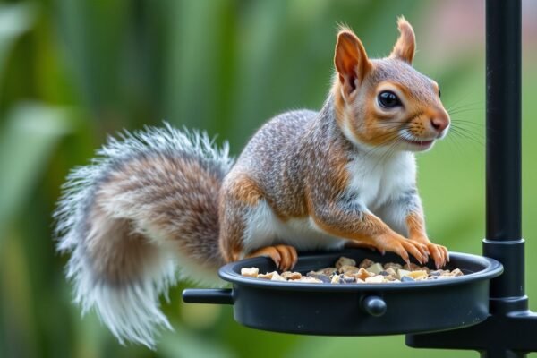 how do you keep squirrels off bird feeders