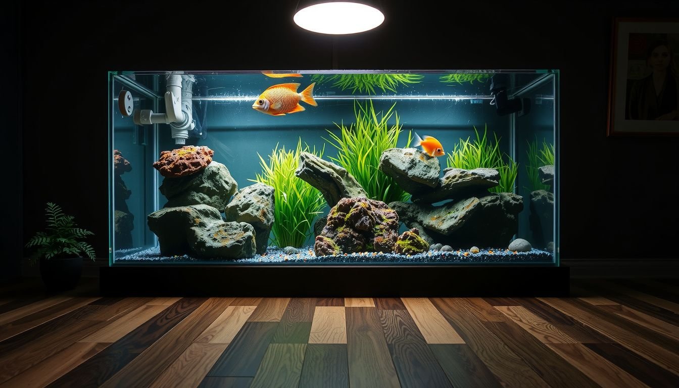 how long aquarium light should be on