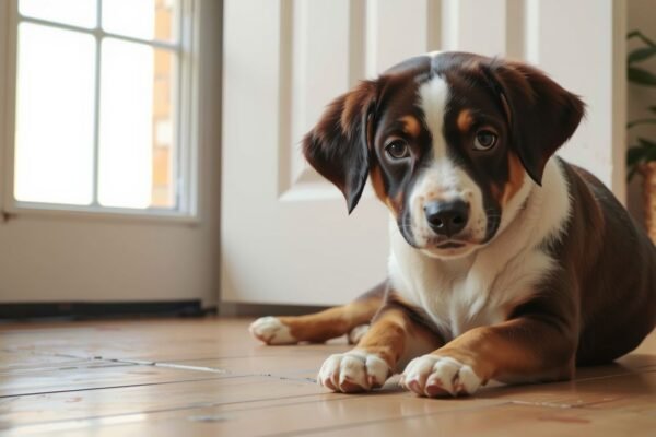 how to keep a dog from scratching door