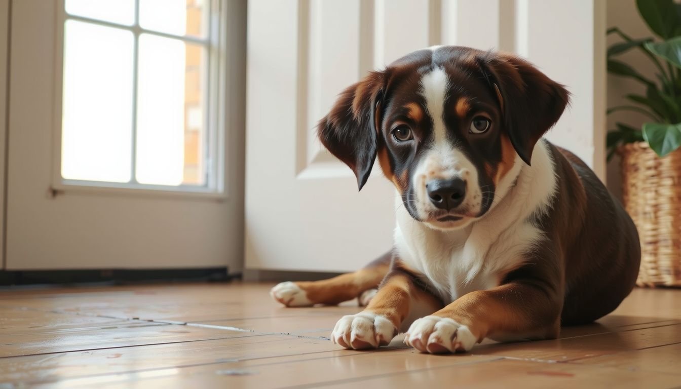 how to keep a dog from scratching door