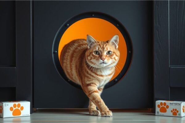 how to keep cat from using dog door