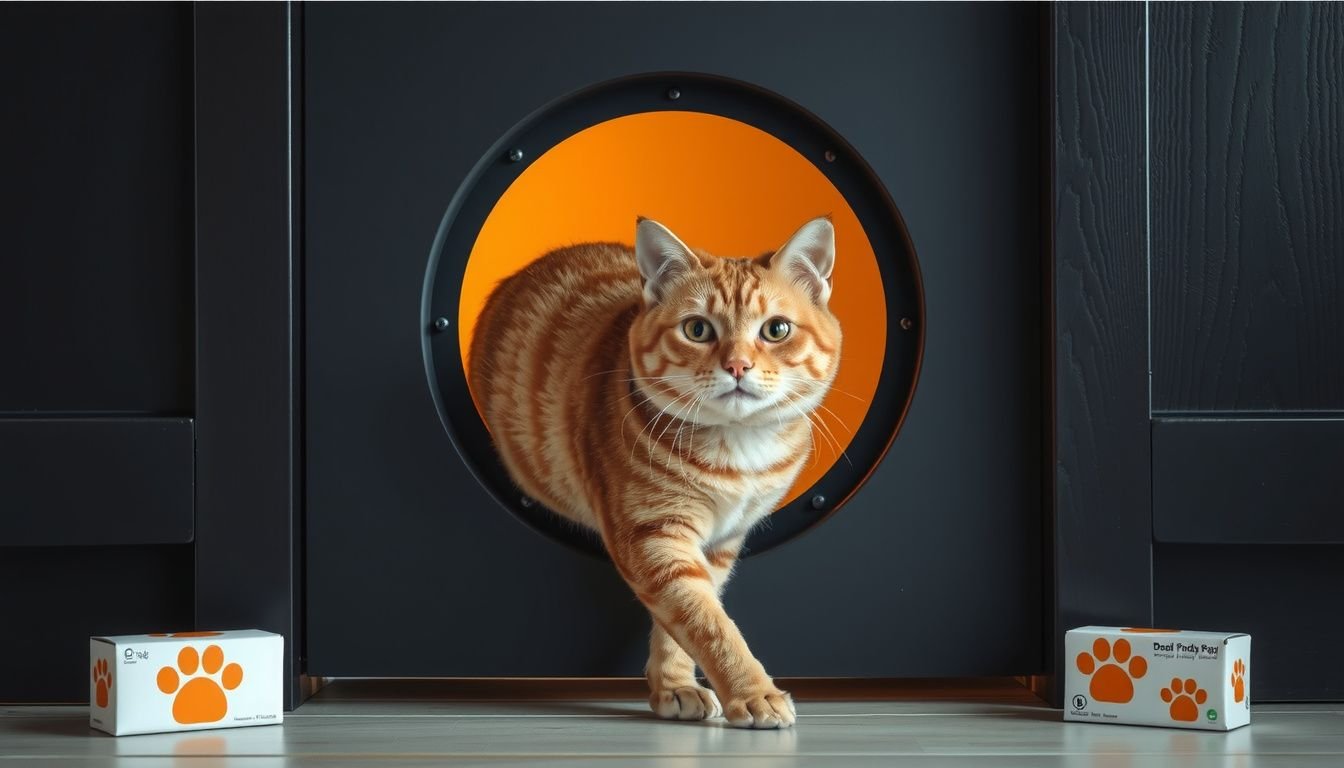 how to keep cat from using dog door