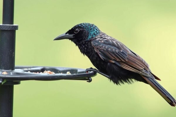 how to keep grackles away from bird feeders