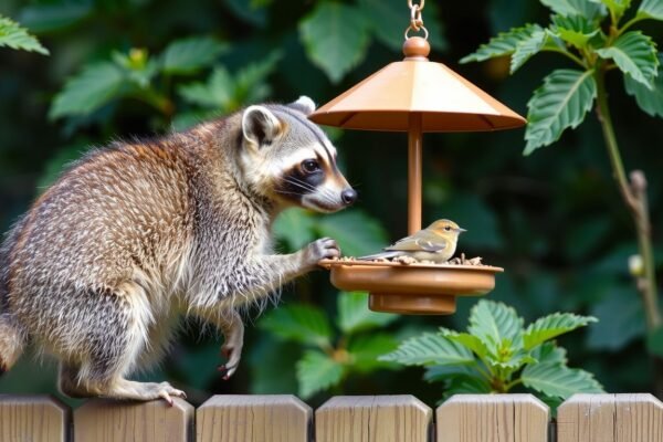 how to keep raccoons out of bird feeders