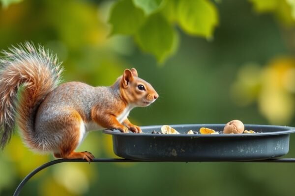how to keep squirrels from bird feeders