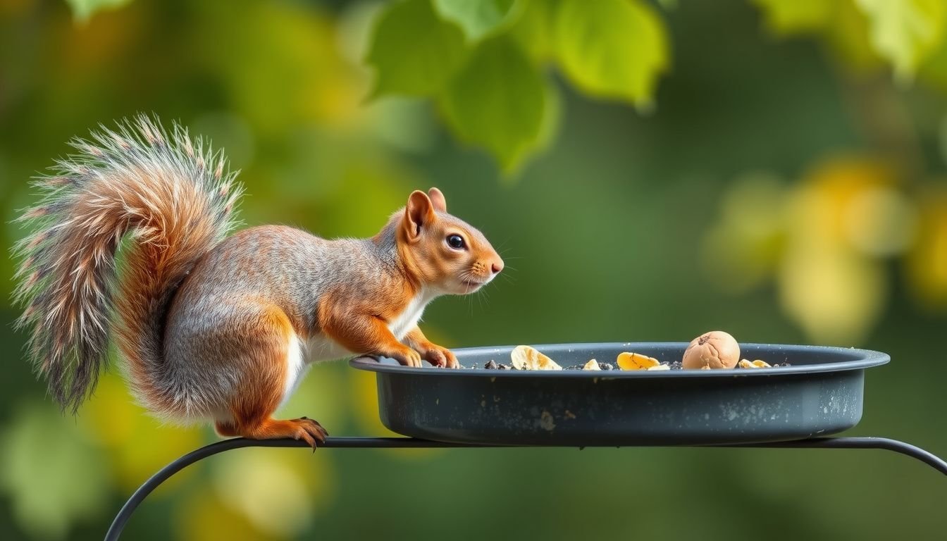 how to keep squirrels from bird feeders