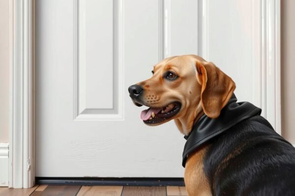 how to protect a door from dog scratches