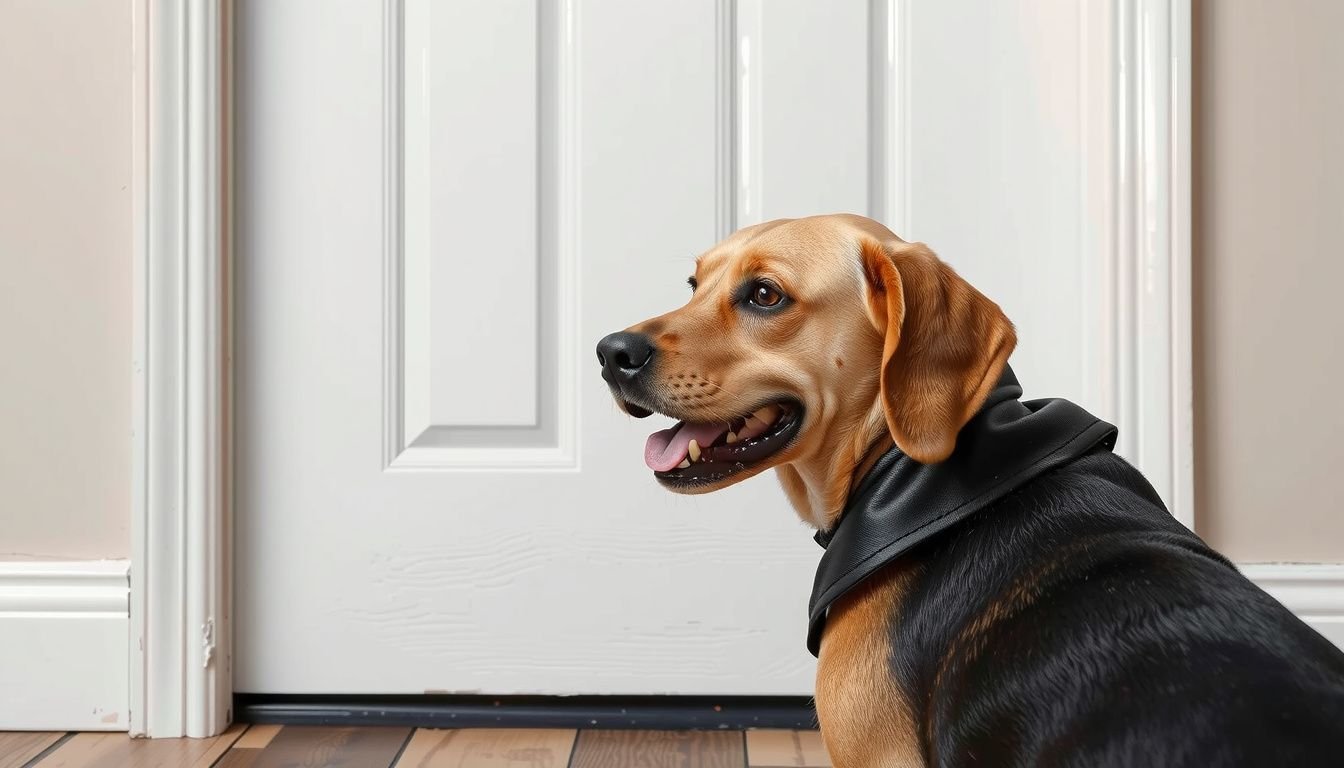 how to protect a door from dog scratches