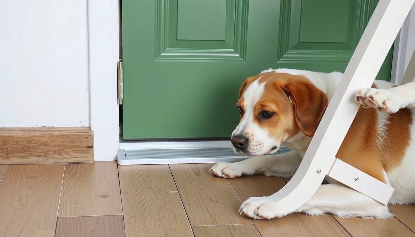 how to protect door from dog scratching