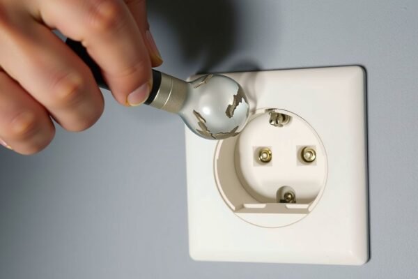 how to remove broken light bulb from socket