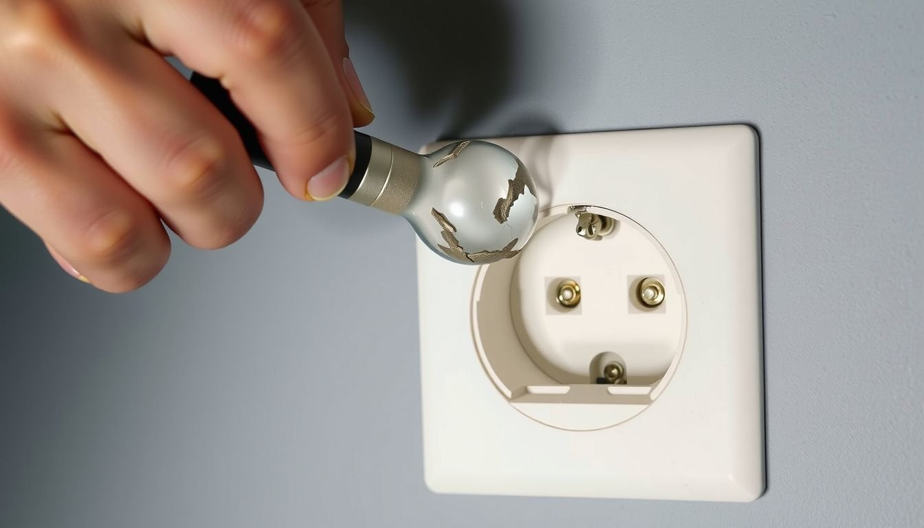 how to remove broken light bulb from socket