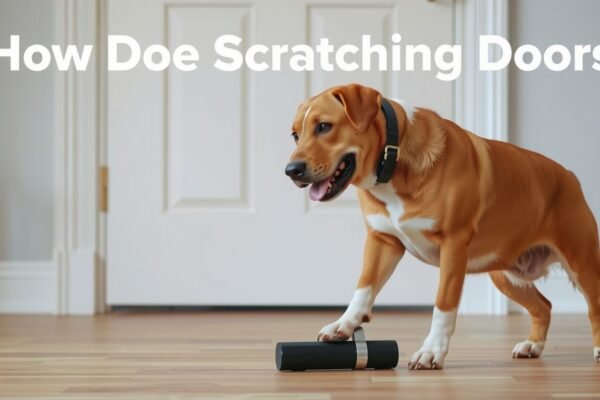 how to stop a dog scratching doors