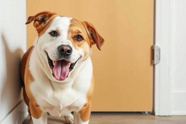 how to stop dog from scratching door