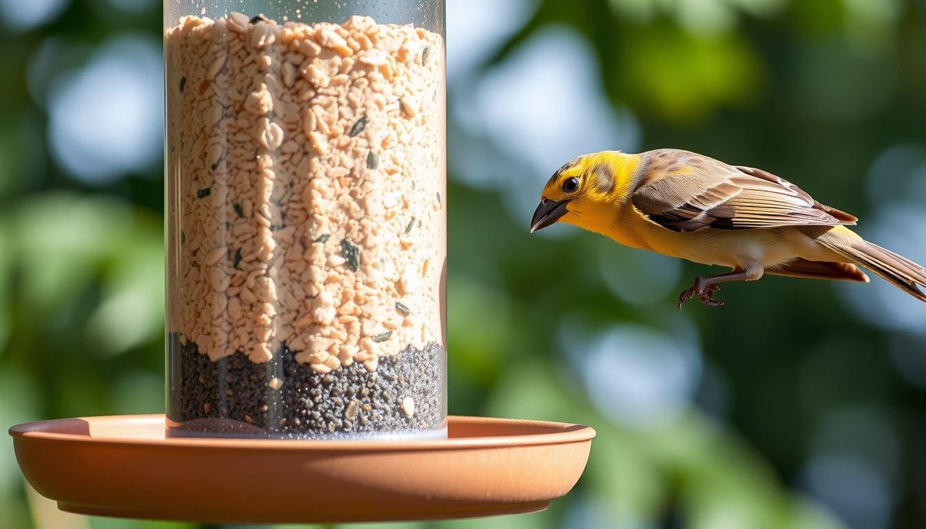 how do you clean bird feeders