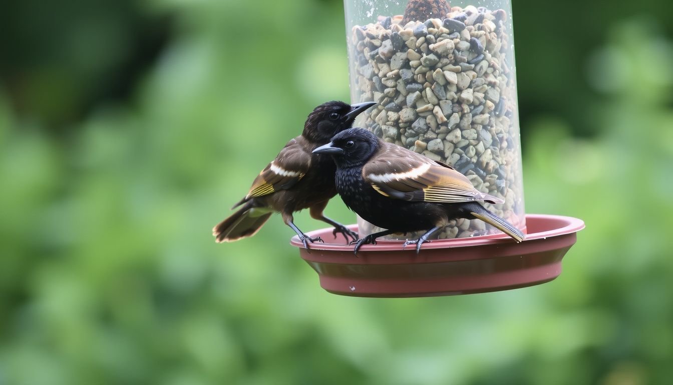 how do you keep starlings away from bird feeders