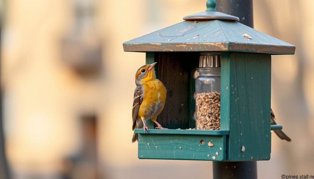 how to disinfect bird feeders