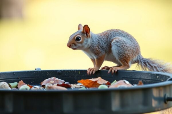 how to get rid of squirrels from bird feeders
