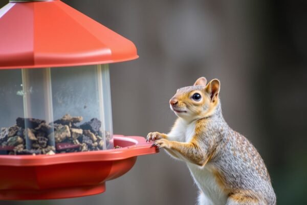 how to get squirrels away from bird feeders