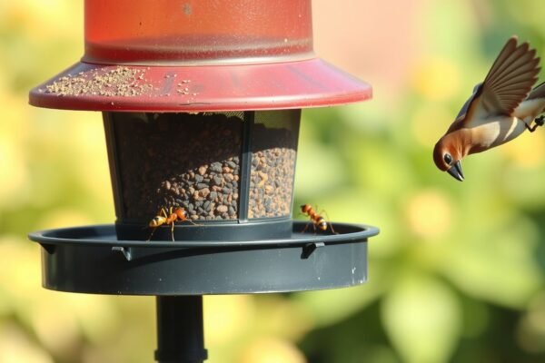 how to keep ants away from bird feeders