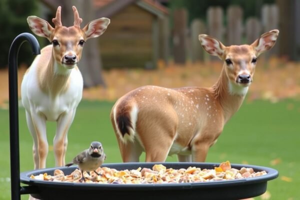 how to keep deer out of bird feeders