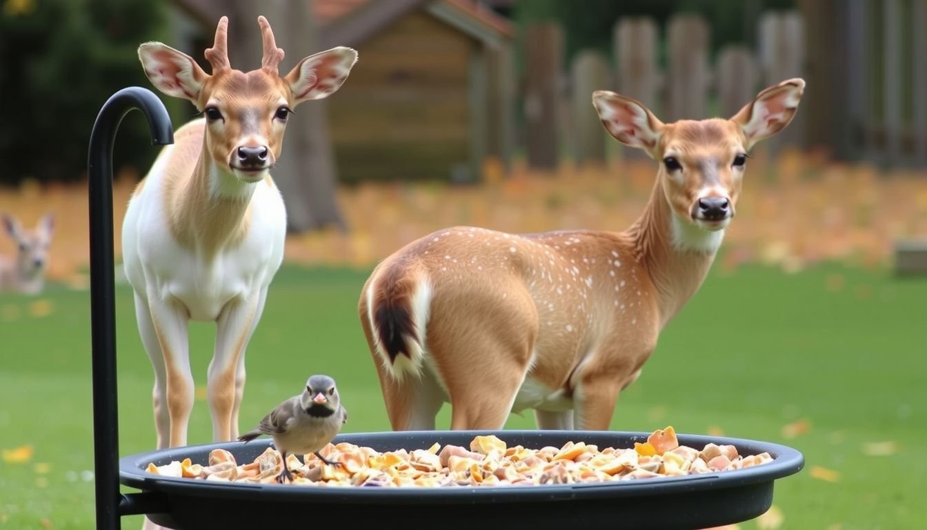 how to keep deer out of bird feeders