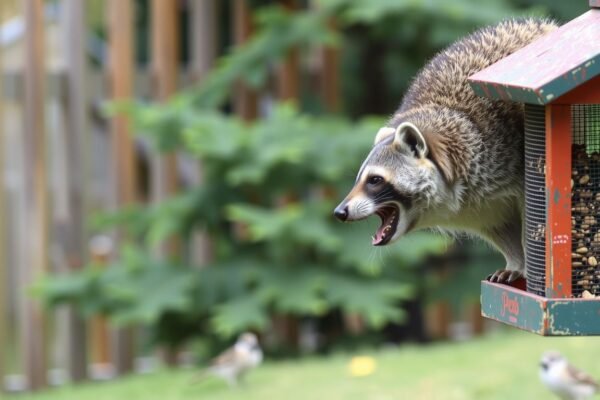 how to keep racoons out of bird feeders