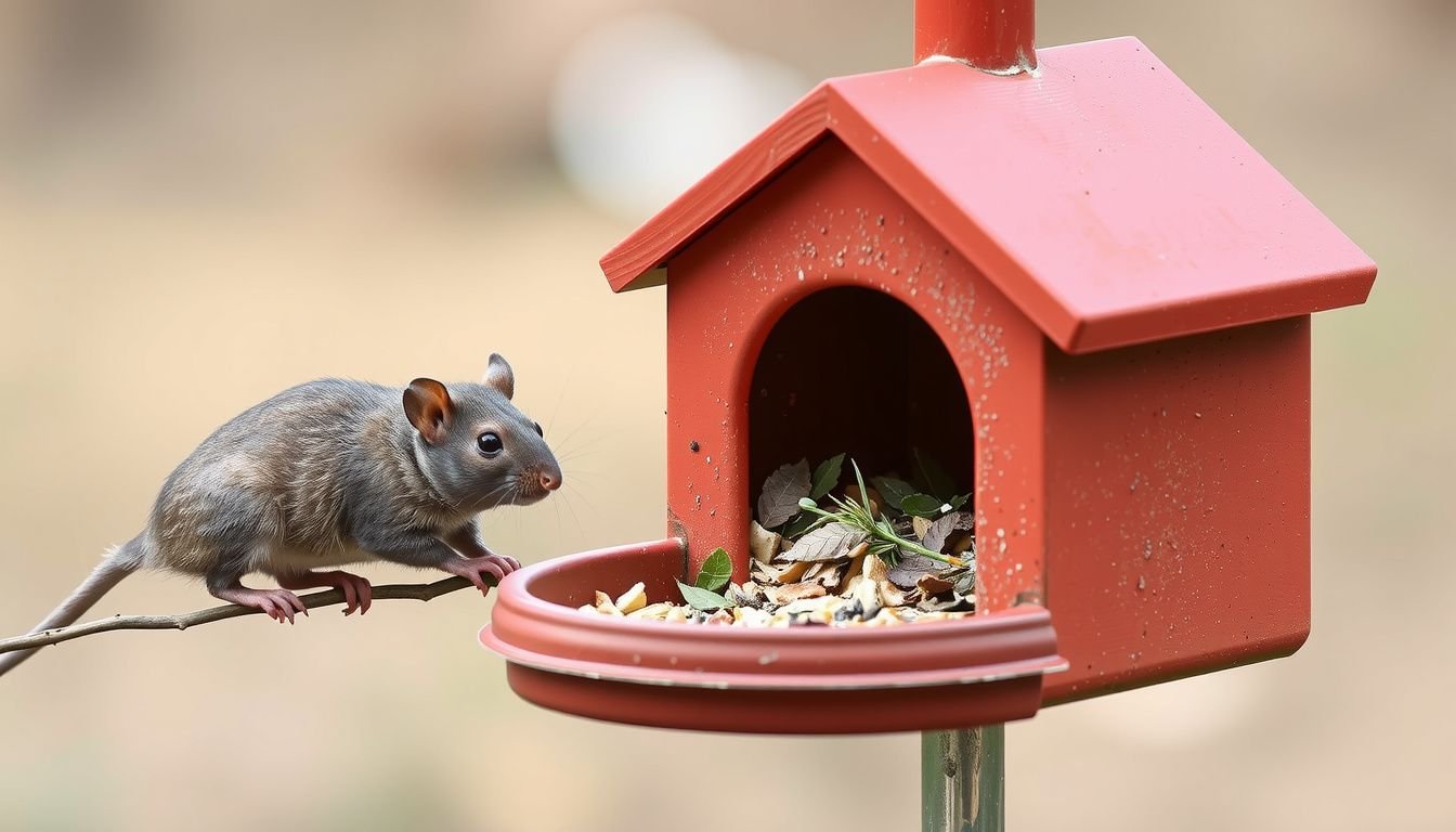 how to keep rats out of bird feeders