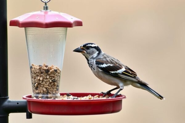 how to keep sparrows away from bird feeders