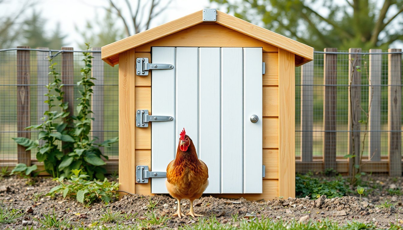 Best automatic chicken coop door with camera
