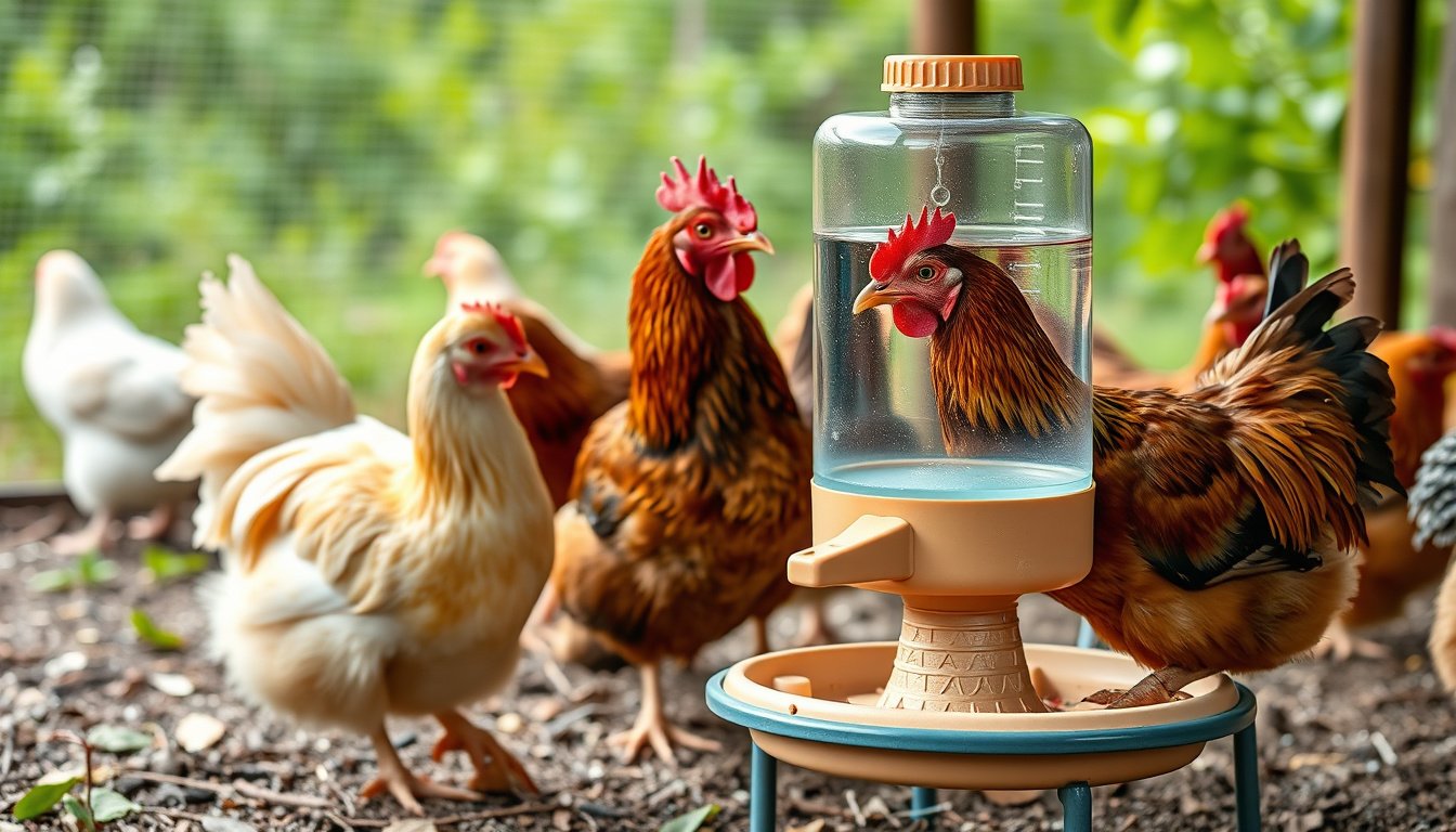 Best automatic chicken waterer and feeder
