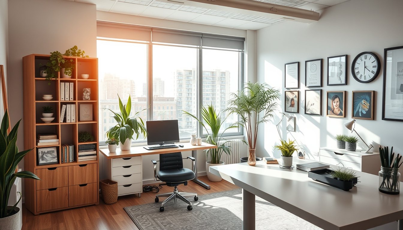 How to decorate an office