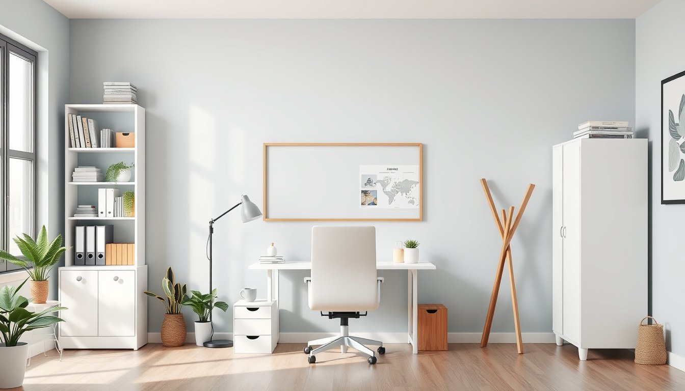 how to organize home office